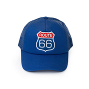 Route 66 Shield Emblem - Blue