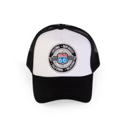 Route 66 White Panel - Black
