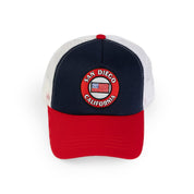 SanDiego California USA Flag Jeans - Red