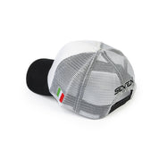 Italy Circle Map - White